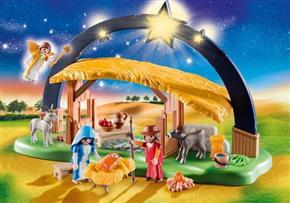 Illuminating Nativity Manger