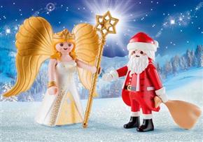 Santa with Christmas Angel